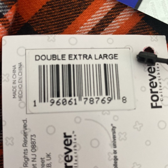 FOCO Oaklahoma State University Plaid Button Down Shirt Flannel Size 2XL Men NWT - Picture 11 of 11